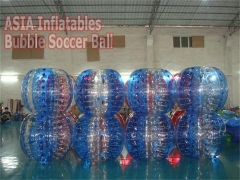 Beautiful appearance Half Color Bubble Soccer Ball