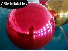 Piros tükör ballon