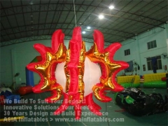 12 Foot LED Lighting Inflatable Star