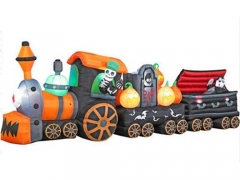 Halloween felfújható vonat dekoráció