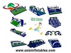 All The Fun Inflatables and Factory Direct Insane Inflatable Obstacle 5k Adult Extreme Sport Inflatable 5k Run For Sale