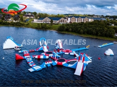 Giant Water Aqua Park Floating Water Park Inflatables, Inflatable Photo Booth