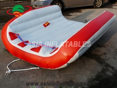 New Styles 2 Person Water Sports Floating Platform Inflatable FlyingTube Towable with wholesale price
