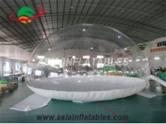Felfújható tiszta buborék sátor