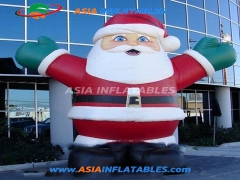 Customized Advertising Decoration Mascots Inflatable Christmas Santas with wholesale price
