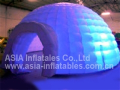 Double Layers Lighting Inflatable Tent