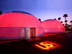 Világító felfújható buborék sátor