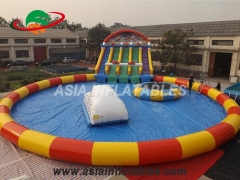 Inflatable Water Park With Slide