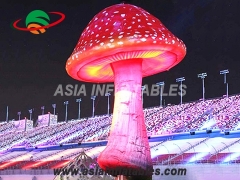 Giant outdoor inflatable mushroom