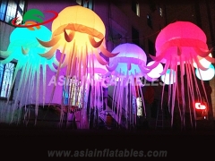 led díszítéssel felfújható medúza ballon