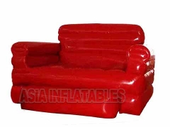 Piros színű felfújható kanapé