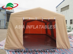 légmentesen felfújható katonai sátor