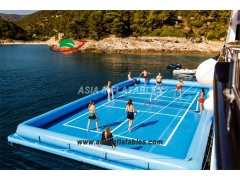 Felfújható úszó pickleball pálya