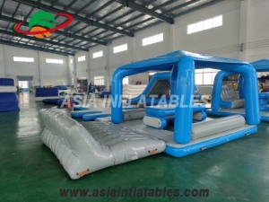 Easy installation Commercial-Grade Inflatable Water Leisure Platform (6/8/10 Person Capacity) - Non-Slip Surface, UV-Resistant PVC, Rapid Inflation Valve, Portable Floating Dock for Resorts/Parties