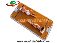 Beautiful appearance Leisure Floating Dock Inflatable Floating Mat Platform